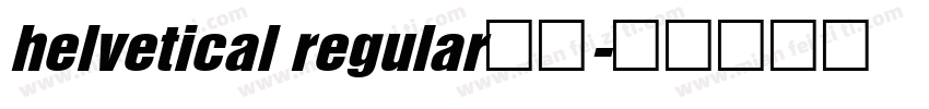 helvetical regular免费字体转换